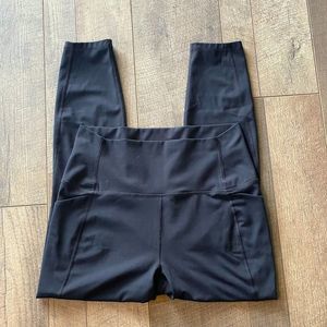 New! Spyder Black Active Leggings. Size Large